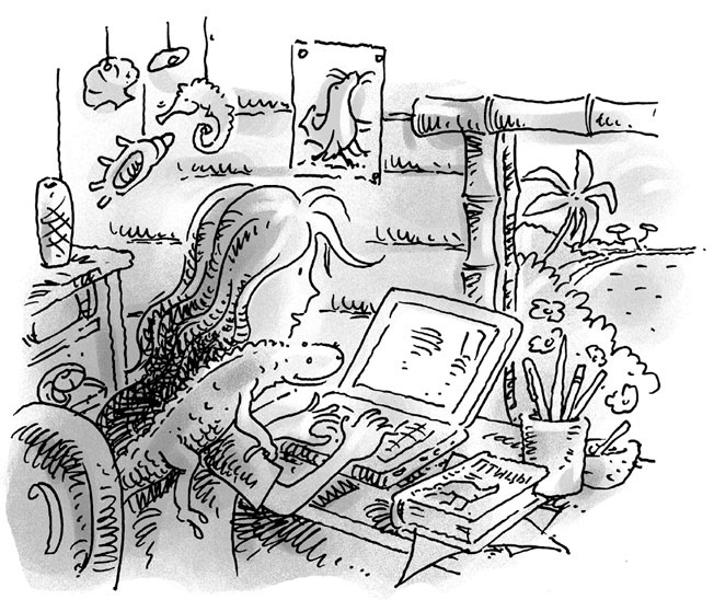 Иллюстрация к книге — Возвращение на остров Ним [i_003.jpg]