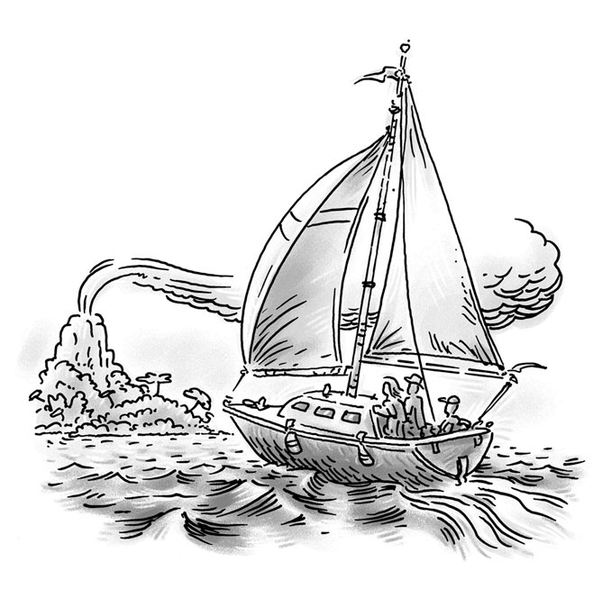 Иллюстрация к книге — Возвращение на остров Ним [i_050.jpg]