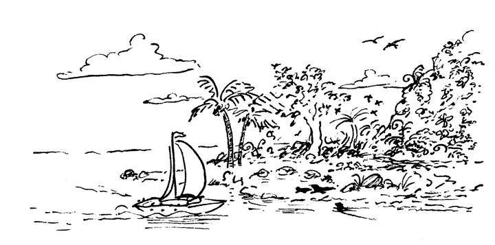 Иллюстрация к книге — Ним и море [i_002.jpg]