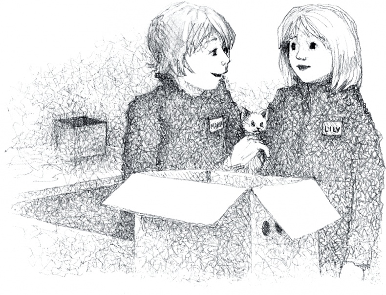 Иллюстрация к книге — Котёнок Роззи, или Острый нюх [i_007.jpg]