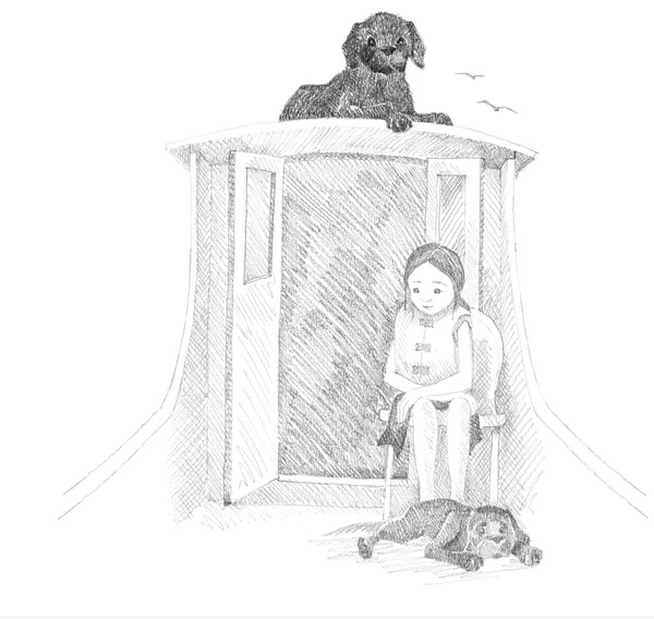 Иллюстрация к книге — Щенок Фред, или Уплывший дом [block_00114434.jpg]