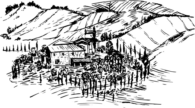 Иллюстрация к книге — Нежная магия Тосканы. Вино, коты и призраки [i_006.jpg]