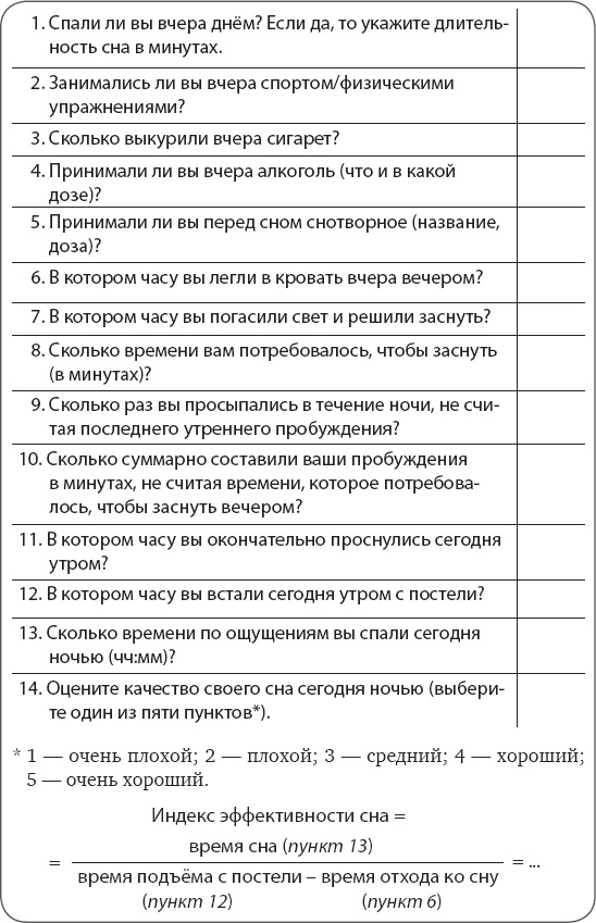 Иллюстрация к книге — Как победить бессонницу? Здоровый сон за 6 недель [i_025.jpg]