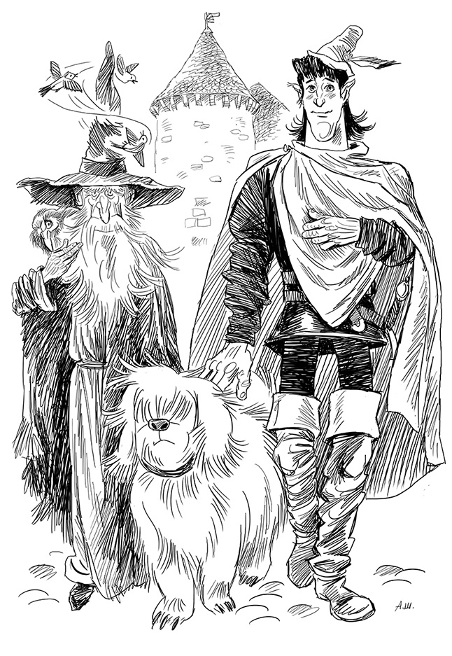 Иллюстрация к книге — Большие неприятности маленькой принцессы и Странствие капитана королевских гоблинов. Сказка-путешествие [_1.jpg]