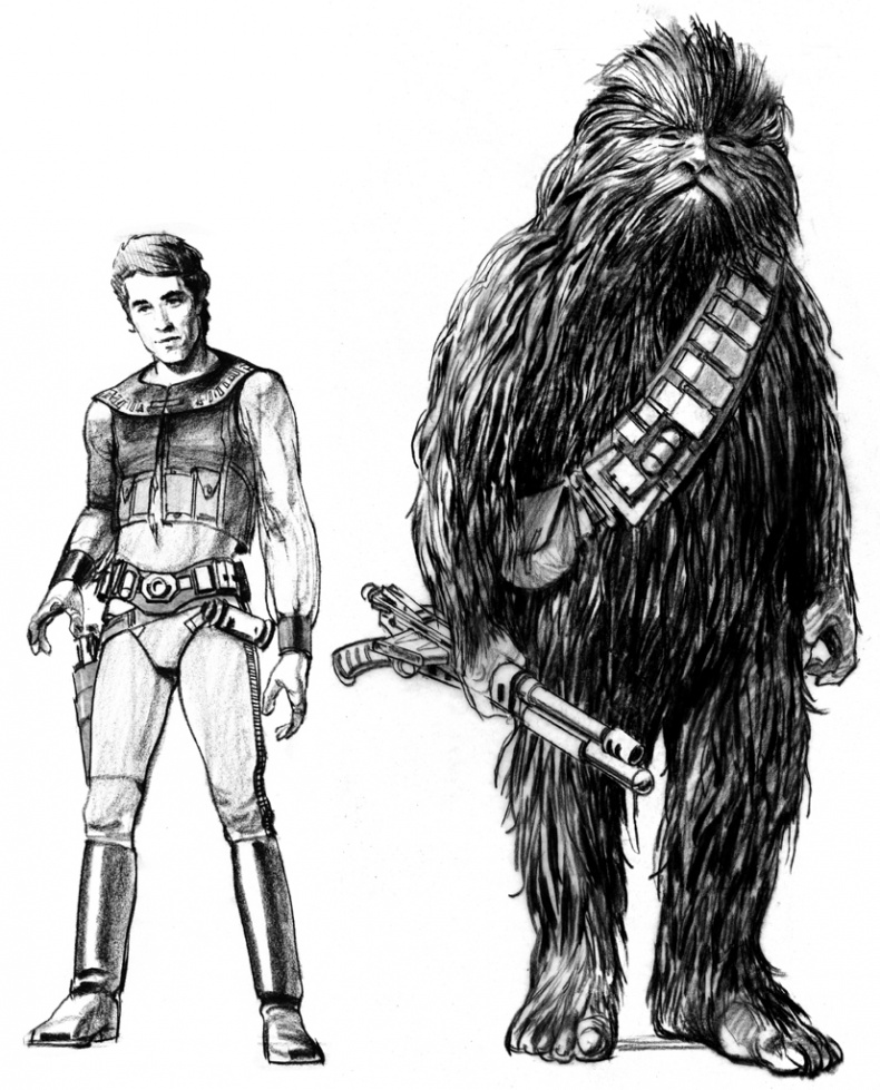 Иллюстрация к книге — Звёздные Войны. Новая надежда. Принцесса, негодяй и мальчик с фермы [image20.jpg]
