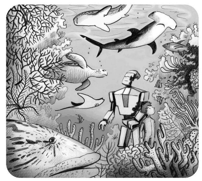 Иллюстрация к книге — Джордж и корабль времени [i_009.jpg]