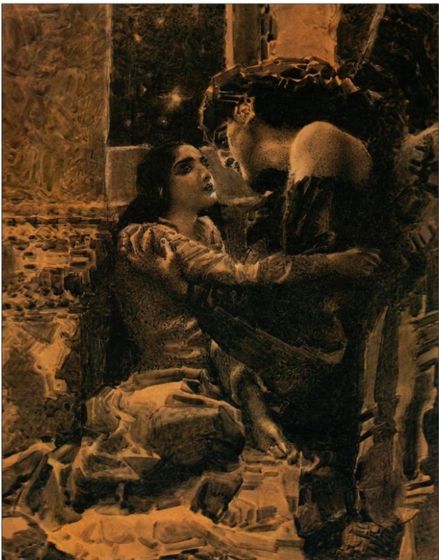 Иллюстрация к книге — Чужой, плохой, крылатый [velikie.hudozhniki.2010.tom.33.vrubel_stranica_14.jpg]