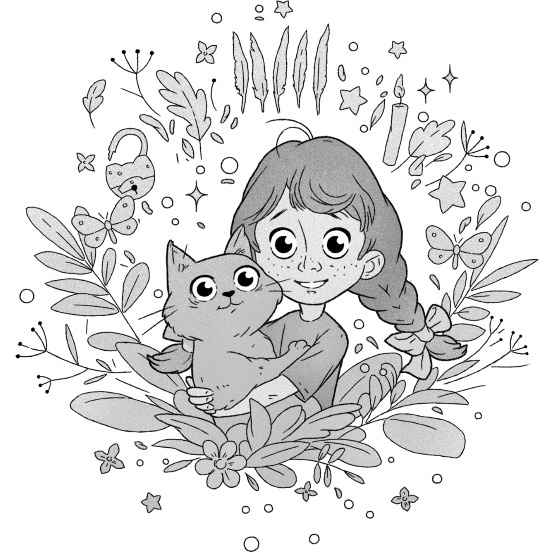 Иллюстрация к книге — Удивительные приключения Златы и кота Обжоркина [_001.jpg]