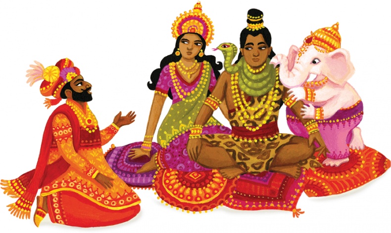 Иллюстрация к книге — Индийские мифы для детей [i_099.jpg]