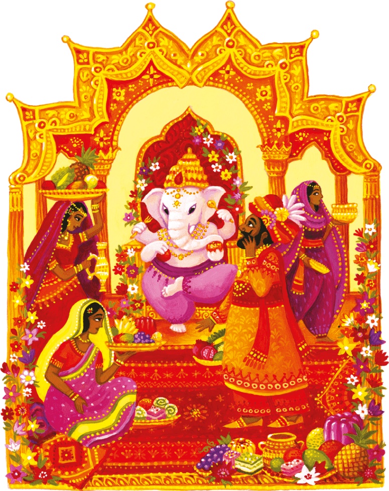 Иллюстрация к книге — Индийские мифы для детей [i_100.jpg]