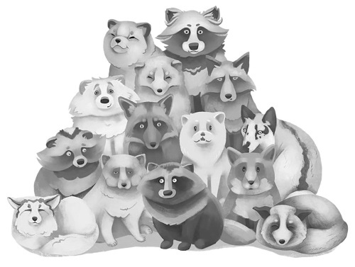 Иллюстрация к книге — Хвостатые истории. Советы по воспитанию собак, лисиц, песцов и других животных [i_006.jpg]