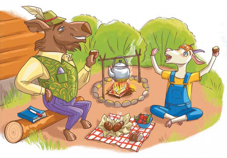 Иллюстрация к книге — Вам коза не нужна? Коза Фрося и путешествие с приключениями [i_064.jpg]