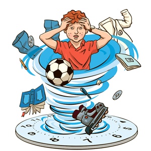 Иллюстрация к книге — Тайм-менеджмент для школьника. Как Федя Забывакин учился временем управлять [i_033.jpg]