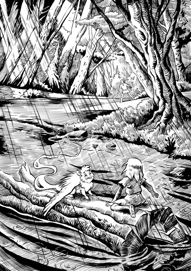 Иллюстрация к книге — Бес молний. Девочка и тролль [_12.jpg]