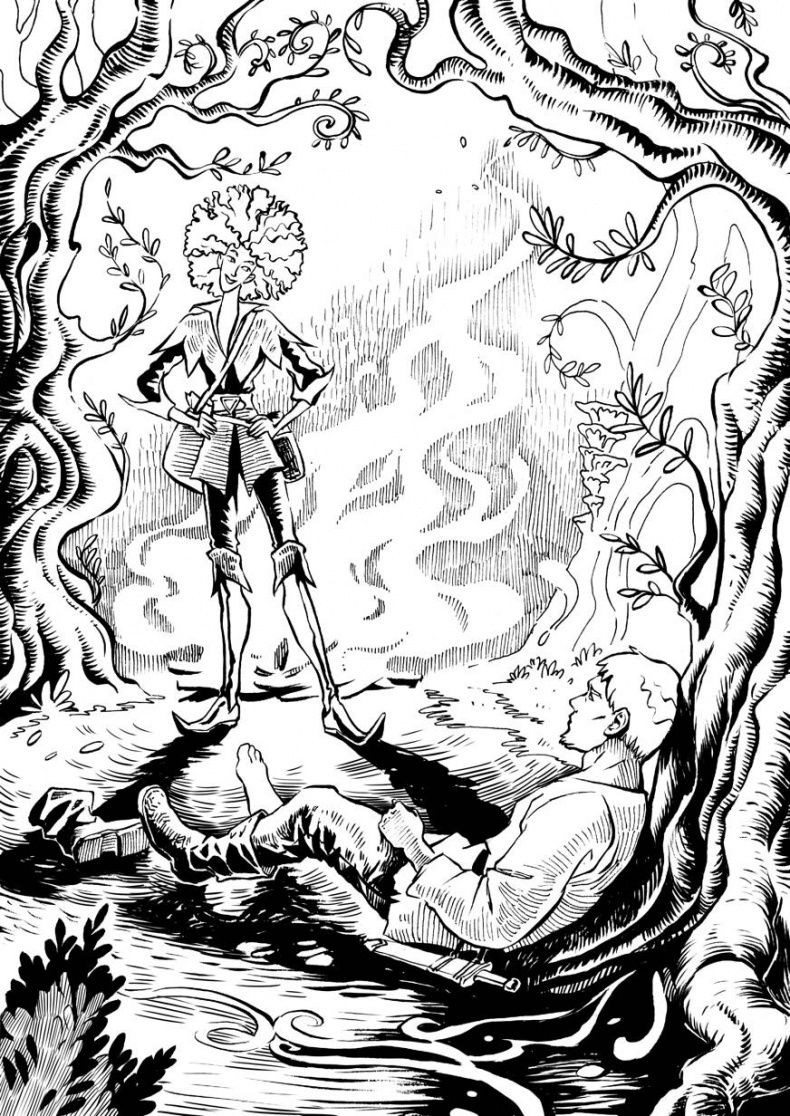 Иллюстрация к книге — Бес молний. Девочка и тролль [_9.jpg]