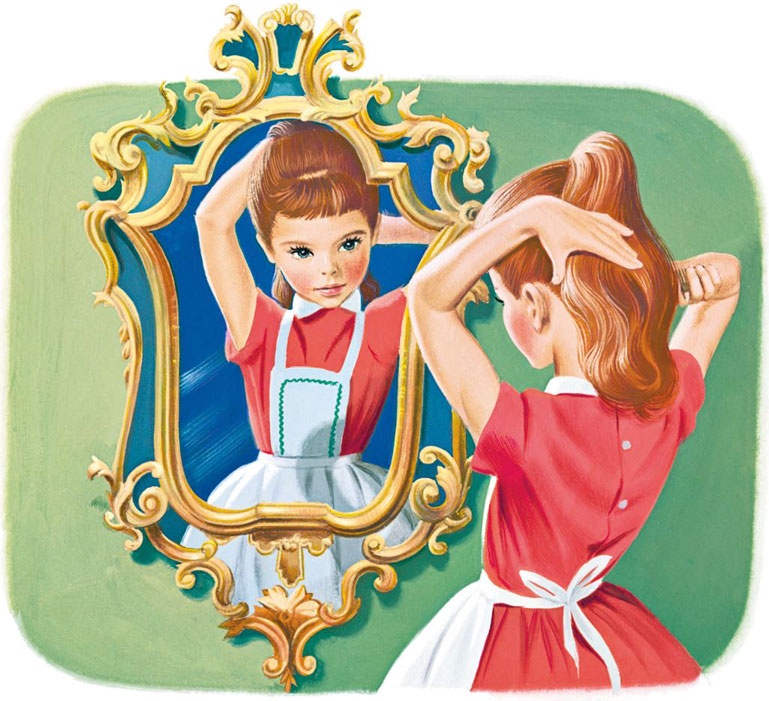 Иллюстрация к книге — Маруся помогает маме: На кухне. Дома [i_017.jpg]