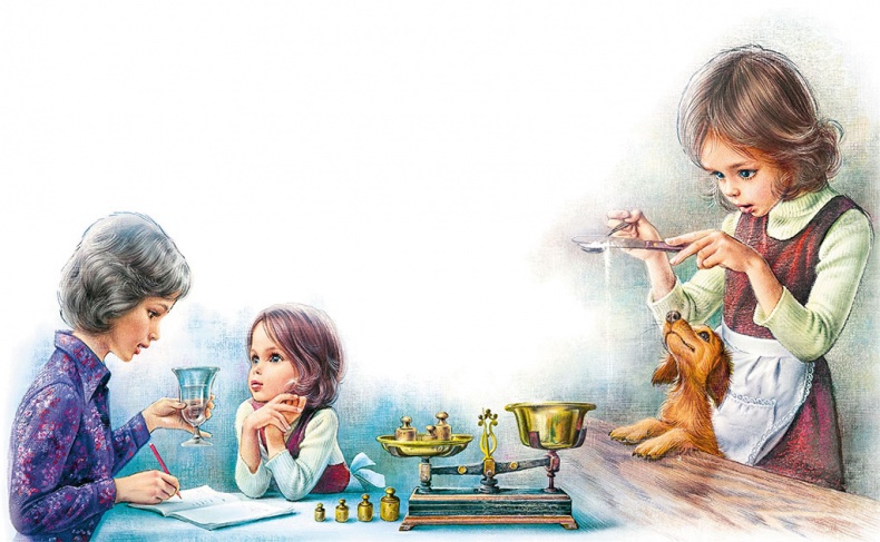 Иллюстрация к книге — Маруся помогает маме: На кухне. Дома [i_022.jpg]