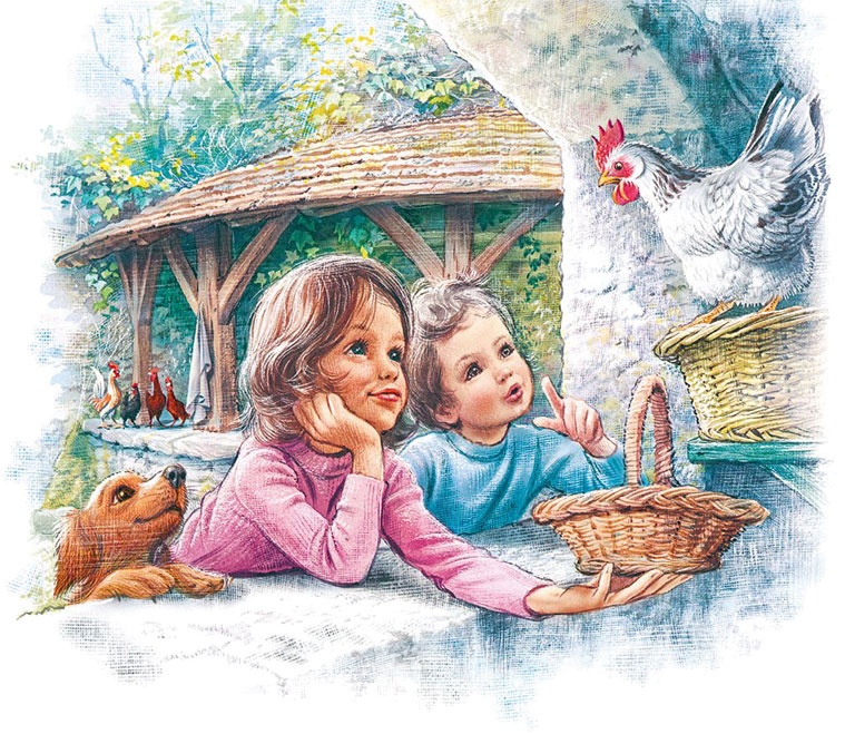 Иллюстрация к книге — Маруся помогает маме: На кухне. Дома [i_029.jpg]