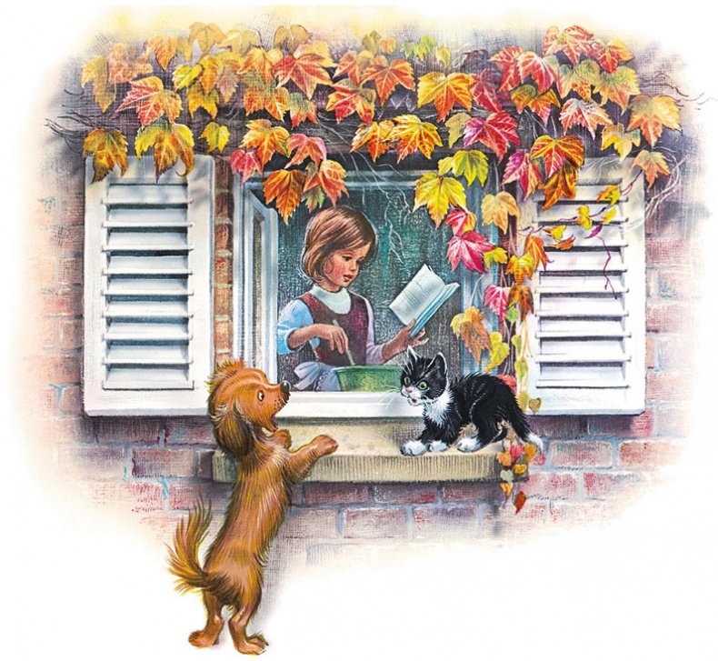 Иллюстрация к книге — Маруся помогает маме: На кухне. Дома [i_031.jpg]