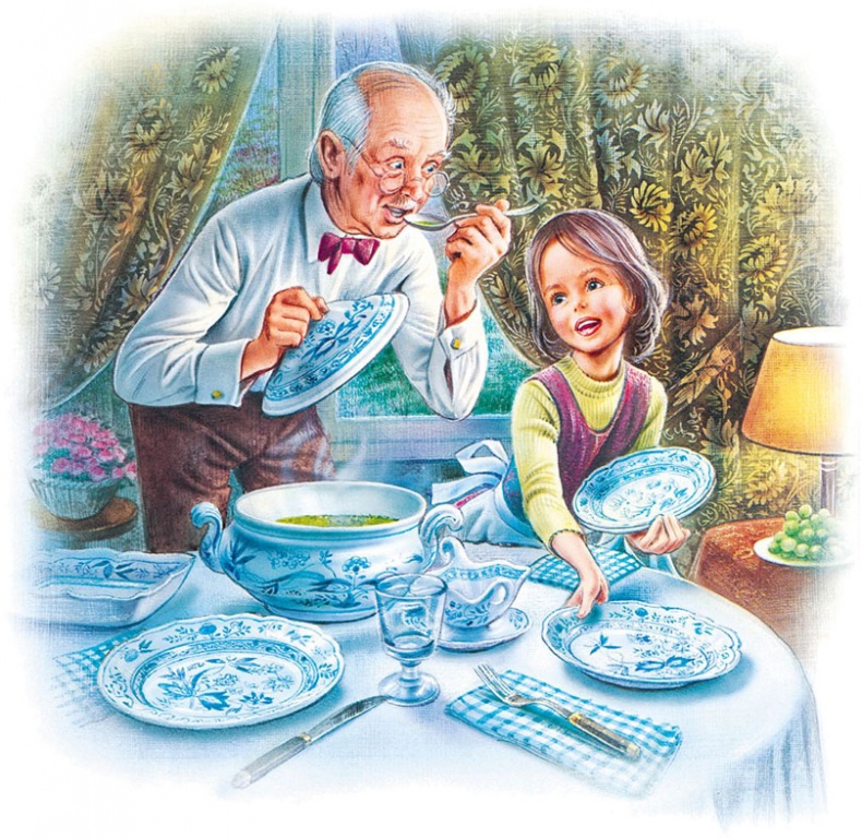 Иллюстрация к книге — Маруся помогает маме: На кухне. Дома [i_040.jpg]