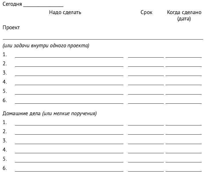 Иллюстрация к книге — Всё! Доводи до конца. Синдром незавершенных дел [i_011.jpg]