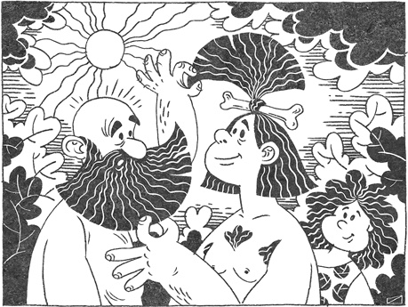 Иллюстрация к книге — Странная обезьяна. Куда делась шерсть и почему люди разного цвета [i_040.jpg]