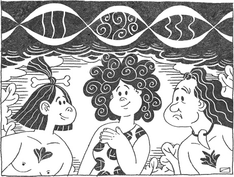 Иллюстрация к книге — Странная обезьяна. Куда делась шерсть и почему люди разного цвета [i_045.jpg]