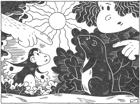 Иллюстрация к книге — Странная обезьяна. Куда делась шерсть и почему люди разного цвета [i_060.jpg]