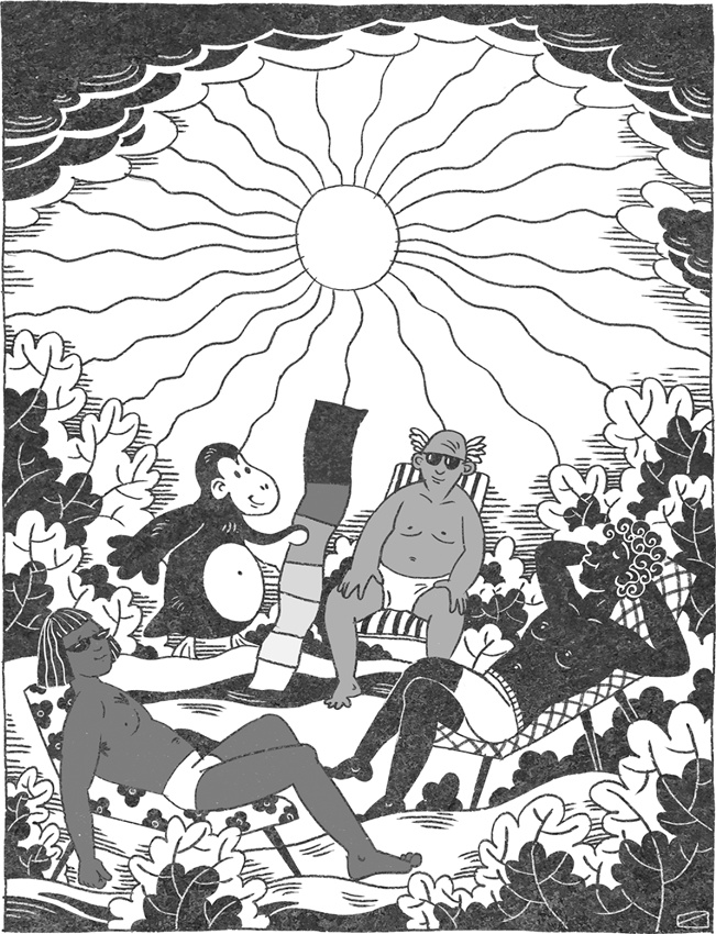 Иллюстрация к книге — Странная обезьяна. Куда делась шерсть и почему люди разного цвета [i_076.jpg]