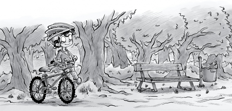 Иллюстрация к книге — Охотники за призраками. Призраки не ездят на великах, так ведь? [i_005.jpg]