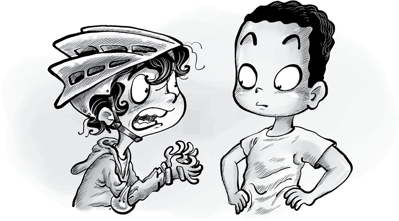 Иллюстрация к книге — Охотники за призраками. Призраки не ездят на великах, так ведь? [i_009.jpg]