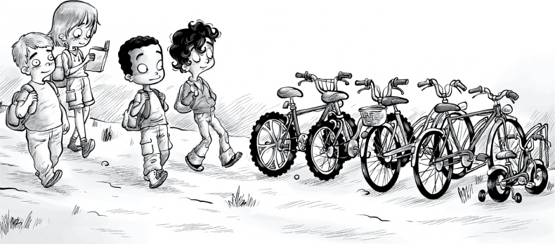 Иллюстрация к книге — Охотники за призраками. Призраки не ездят на великах, так ведь? [i_043.jpg]