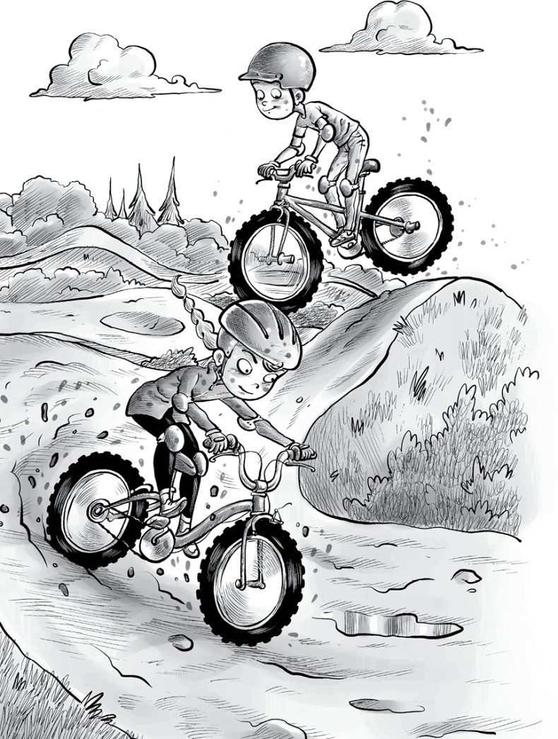 Иллюстрация к книге — Охотники за призраками. Призраки не ездят на великах, так ведь? [i_048.jpg]