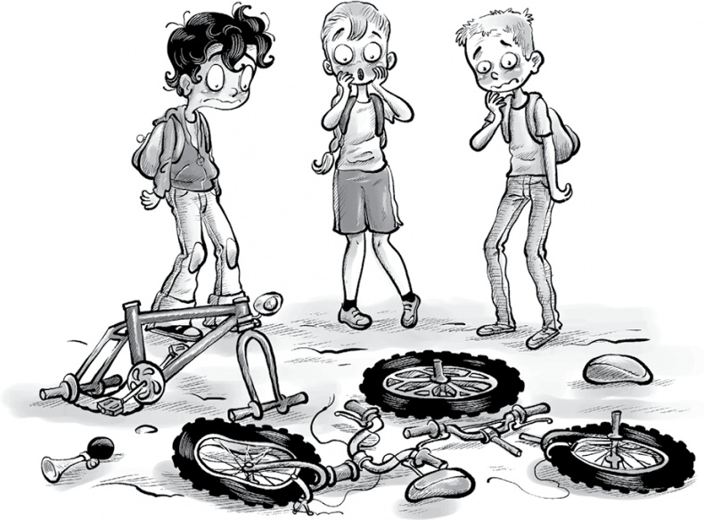 Иллюстрация к книге — Охотники за призраками. Призраки не ездят на великах, так ведь? [i_095.jpg]