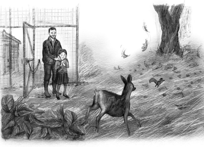 Иллюстрация к книге — Оленёнок Крапинка, или Бархатистый носик [i_064.jpg]