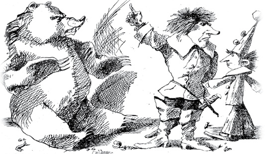 Иллюстрация к книге — Все приключения Элли и Тотошки. Волшебник Изумрудного города. Урфин Джюс и его деревянные солдаты. Семь подземных королей [i_060.jpg]