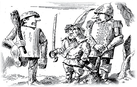 Иллюстрация к книге — Все приключения Элли и Тотошки. Волшебник Изумрудного города. Урфин Джюс и его деревянные солдаты. Семь подземных королей [i_065.jpg]