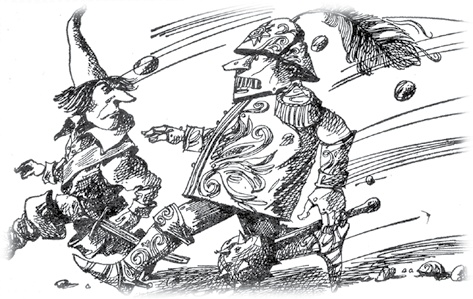 Иллюстрация к книге — Все приключения Элли и Тотошки. Волшебник Изумрудного города. Урфин Джюс и его деревянные солдаты. Семь подземных королей [i_066.jpg]