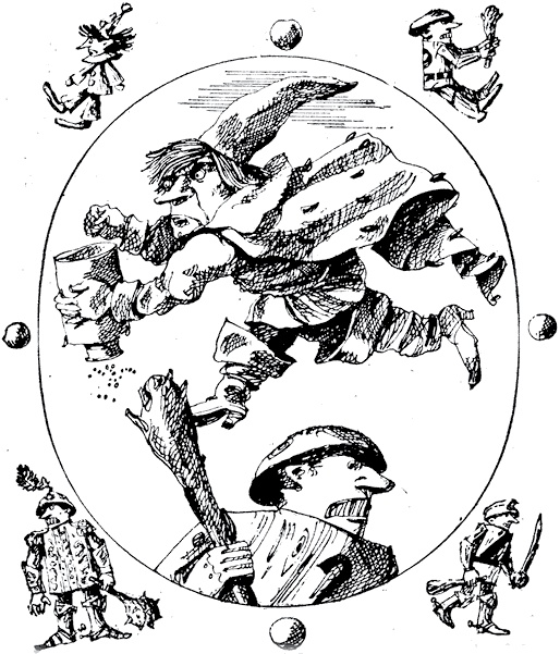 Иллюстрация к книге — Все приключения Элли и Тотошки. Волшебник Изумрудного города. Урфин Джюс и его деревянные солдаты. Семь подземных королей [i_067.jpg]