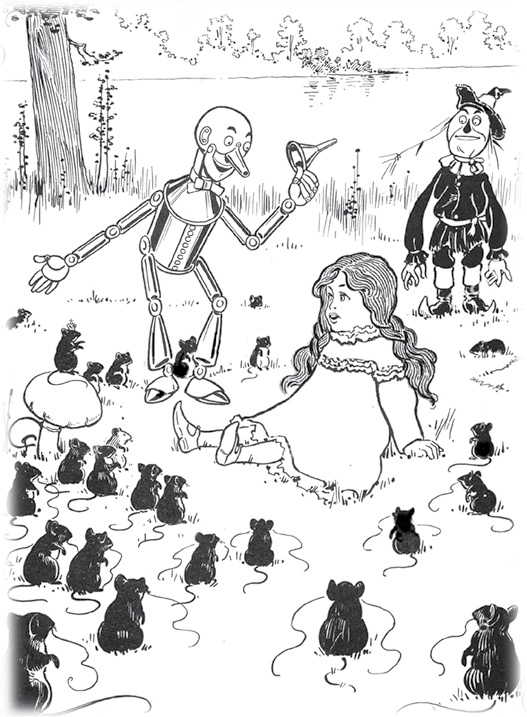 Иллюстрация к книге — Все приключения Элли и Тотошки. Волшебник Изумрудного города. Урфин Джюс и его деревянные солдаты. Семь подземных королей [i_087.jpg]