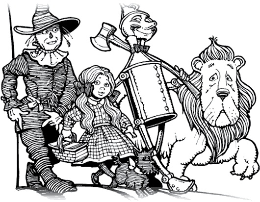 Иллюстрация к книге — Все приключения Элли и Тотошки. Волшебник Изумрудного города. Урфин Джюс и его деревянные солдаты. Семь подземных королей [i_105.jpg]