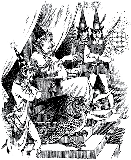 Иллюстрация к книге — Все приключения Элли и Тотошки. Волшебник Изумрудного города. Урфин Джюс и его деревянные солдаты. Семь подземных королей [i_106.jpg]