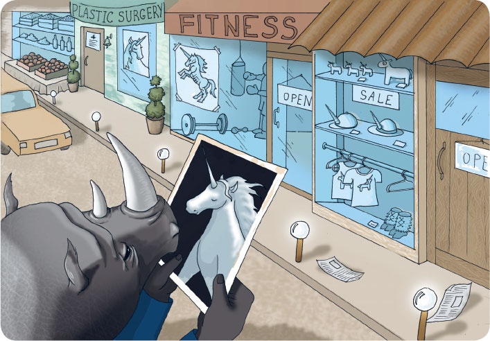 Иллюстрация к книге — От носорога к единорогу. Как провести компанию через трансформацию в цифровую эпоху и избежать смертельных ловушек [i_078.jpg]