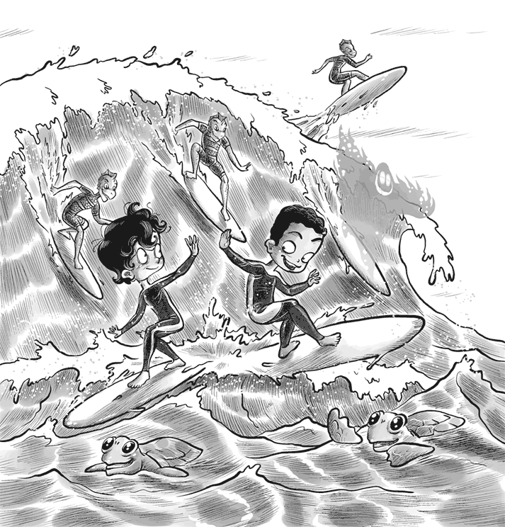 Иллюстрация к книге — Охотники за призраками. Лови волну, страшилка! [i_099.jpg]