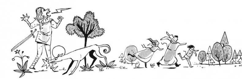 Иллюстрация к книге — Рассказ инквизитора, или Трое удивительных детей и их святая собака [i_023.jpg]