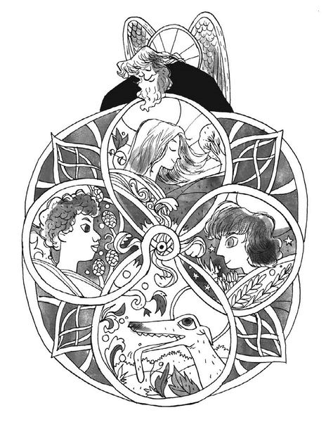 Иллюстрация к книге — Рассказ инквизитора, или Трое удивительных детей и их святая собака [i_082.jpg]