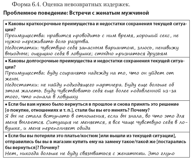Иллюстрация к книге — Техники когнитивной психотерапии [i_096.jpg]