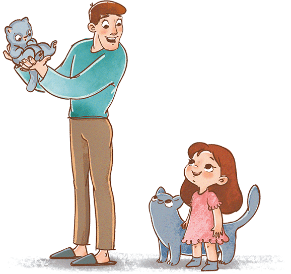 Иллюстрация к книге — Психология для ребят. Новые истории Дуни и кота Киселя [i_010.jpg]