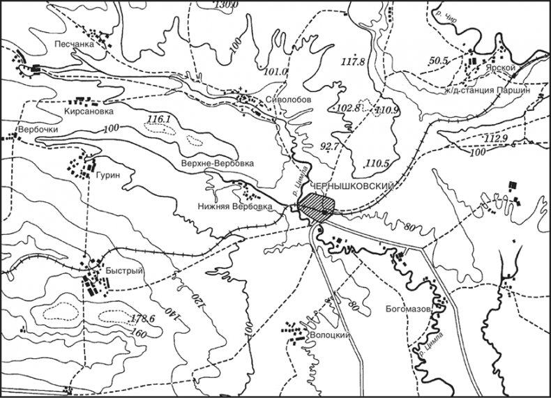 Иллюстрация к книге — Танки между Доном и Северским Донцом. Воспоминания командира танковой роты о зимних сражениях под Сталинградом. 1942–1943 [i_017.jpg]