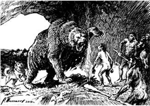 Иллюстрация к книге — Рам и Гау. Повесть об обезьянолюдях [i_005.jpg]